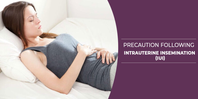 Precaution Following Intrauterine Insemination (IUI)