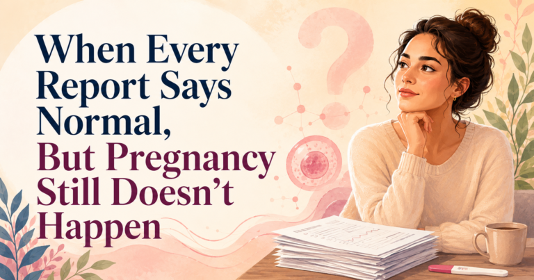 When Every Report Says Normal, But Pregnancy Still Doesn’t Happen