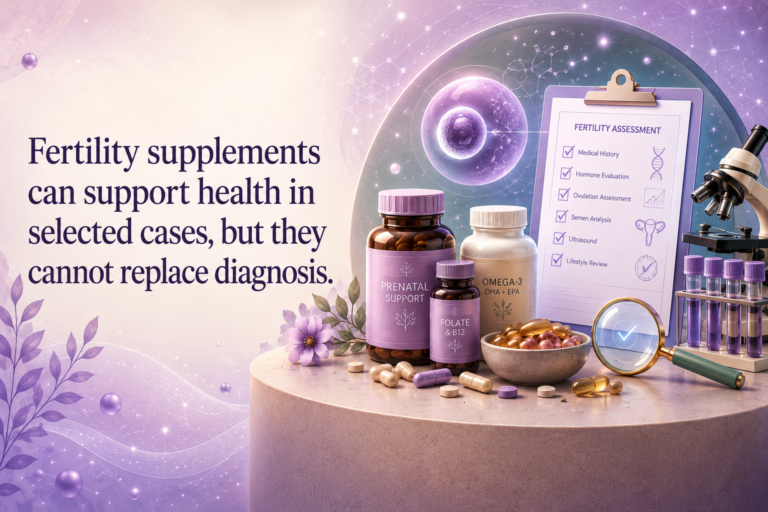 That drawer full of fertility supplements may not be the plan you need