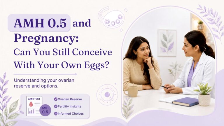 AMH 0.5 and Pregnancy: Can You Still Conceive With Your Own Eggs?